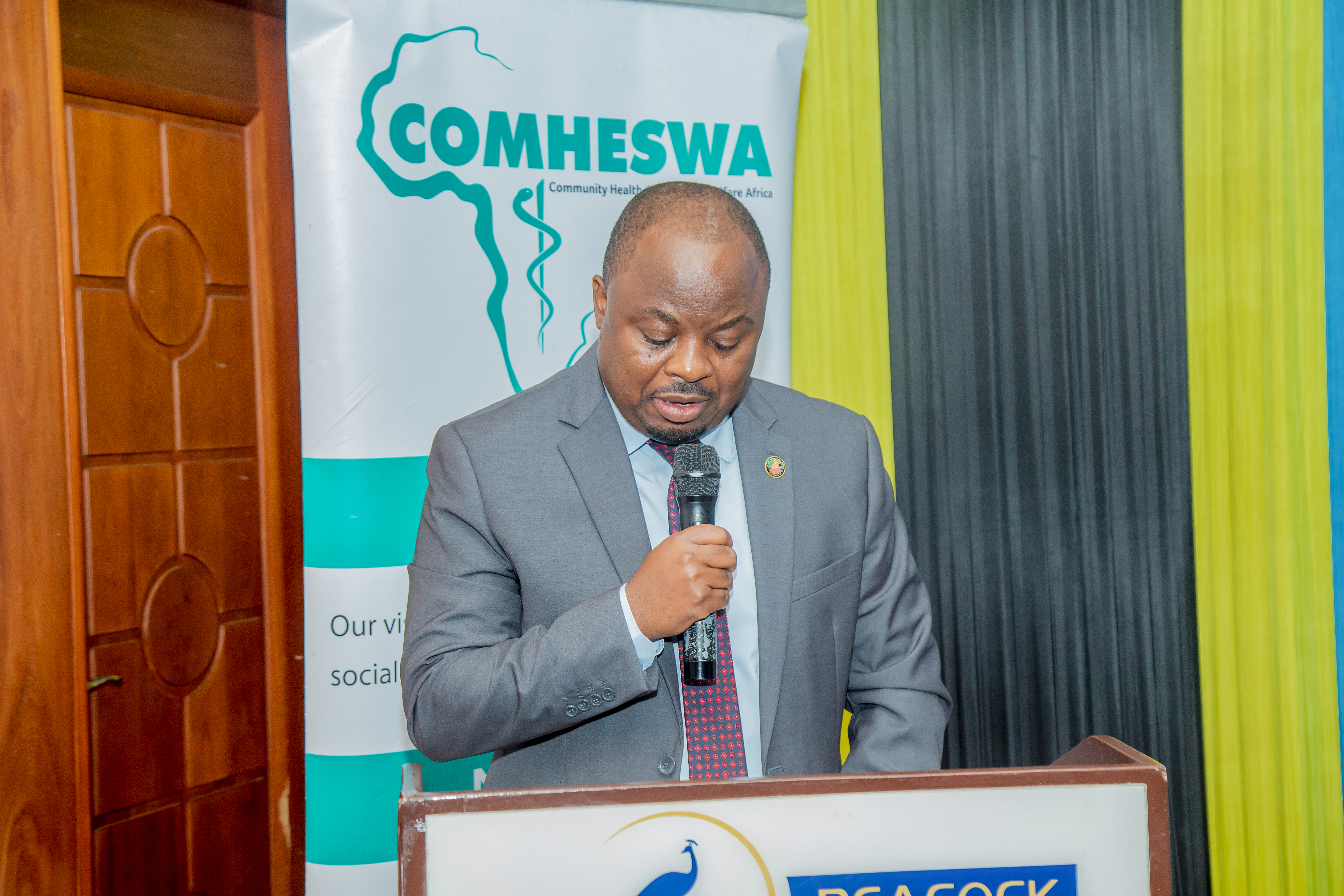 COMHESWA IN A CONFERENCE WITH MINISTER OF STATE, PRIME MINISTER'S OFFICE - LABOUR, EMPLOYMENT AND RELATIONS