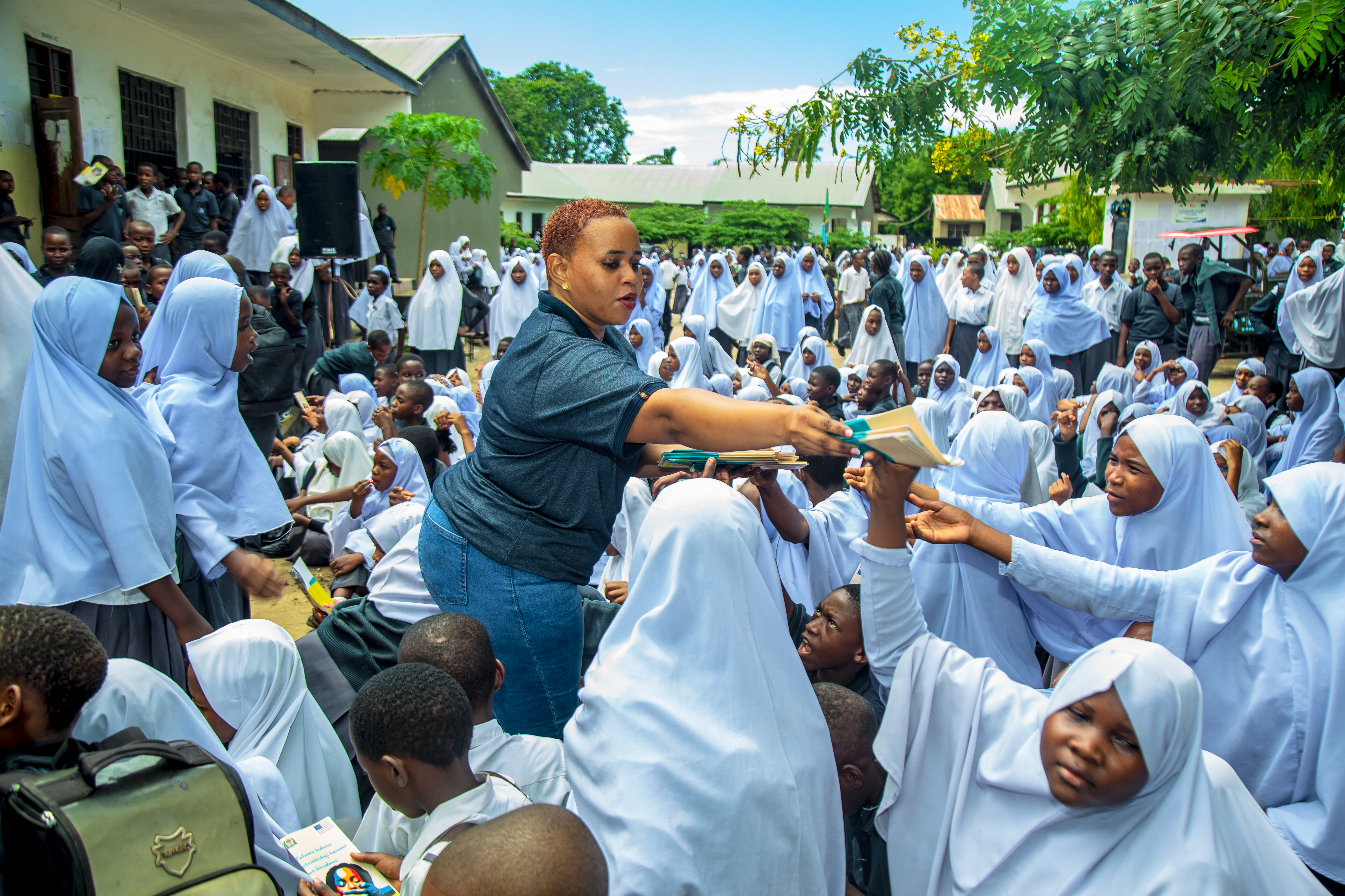 COMHESWA HELD A COMMUNITY THEATRE PERFORMANCE AT THE GROUNDS OF IMARIKA SECONDARY SCHOOL – TEMEKE, DAR ES SALAAM, APRIL 2026.