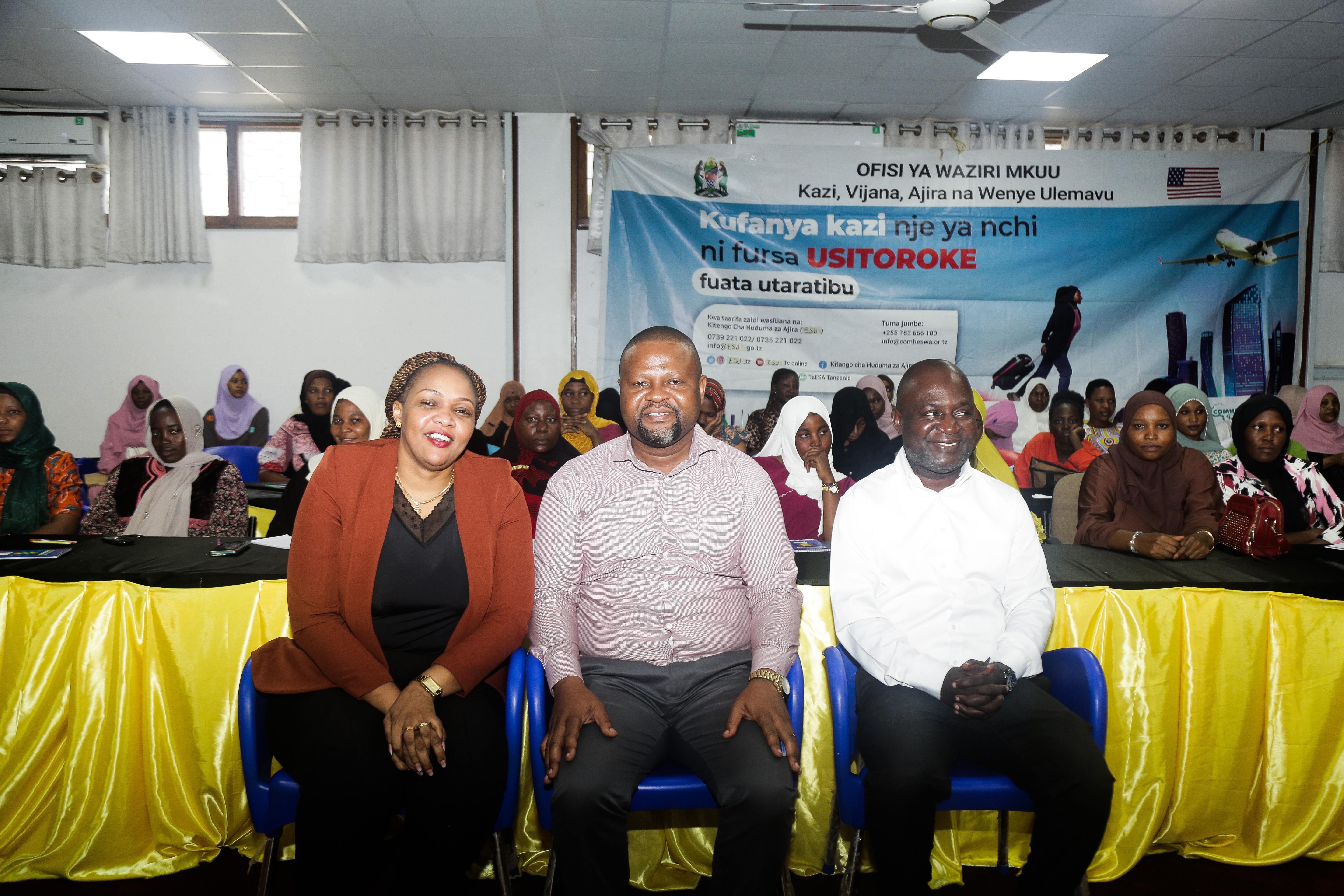 COMHESWA DOMESTIC WORKERS TRAINING BEFORE DEPARTURE AT TANZANIA NATIONAL LIBRARY, OCTOBER 2025