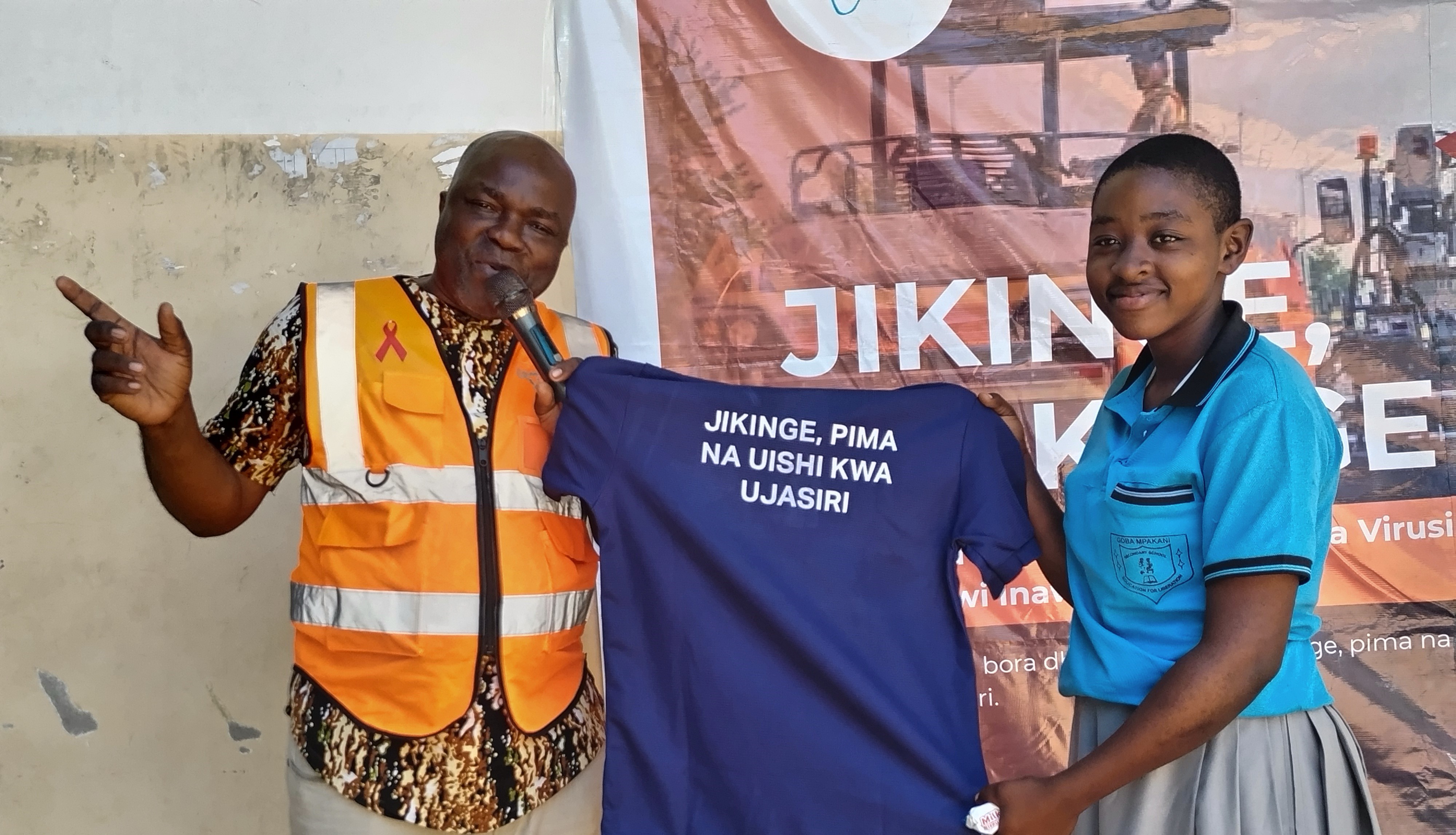 COMHESWA CONTINUES HIV/AIDS PREVENTION TRAINING WITH STUDENTS AT GOBA MPAKANI SECONDARY SCHOOL