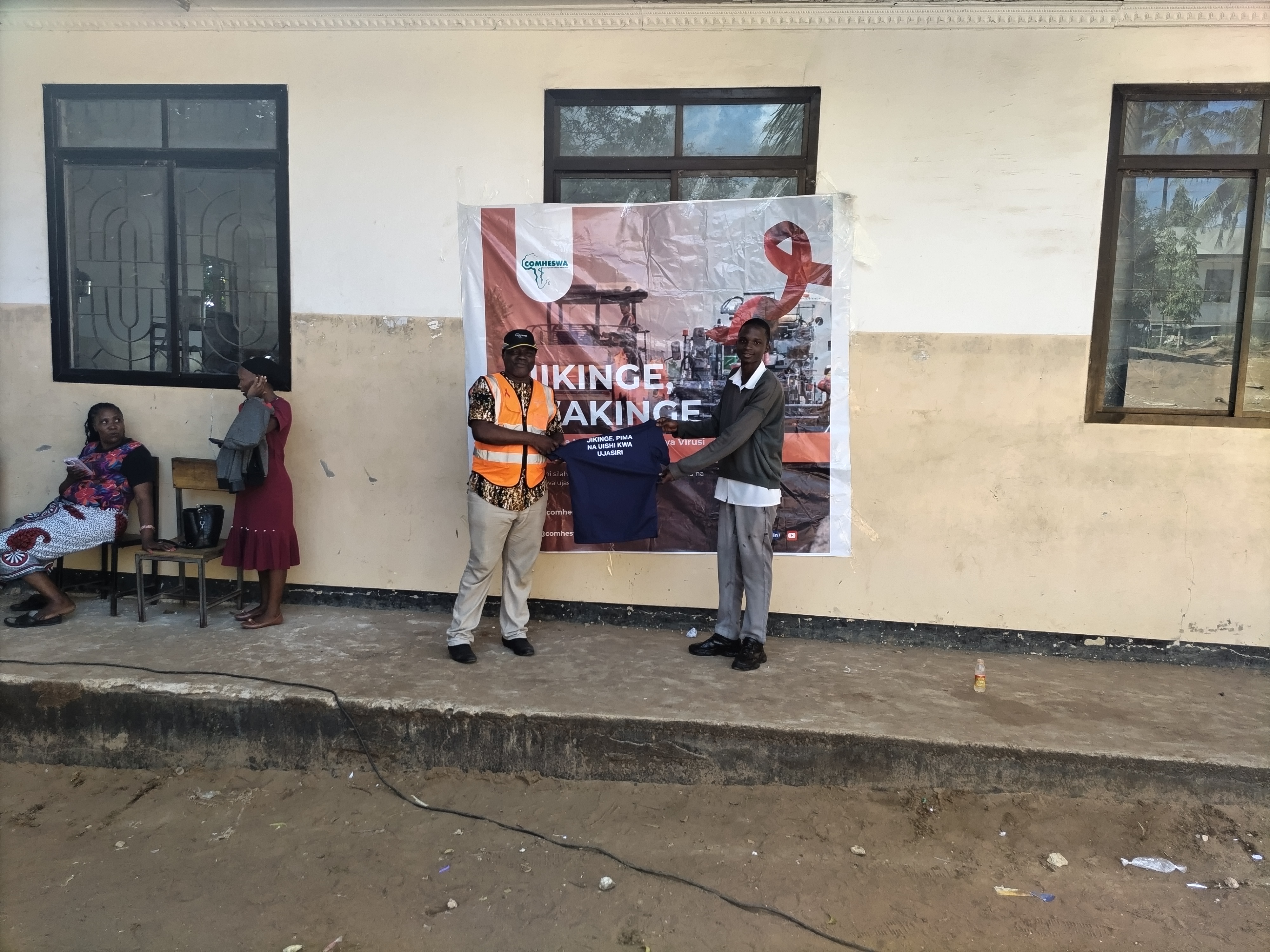 COMHESWA CONTINUES HIV/AIDS PREVENTION TRAINING WITH STUDENTS AT GOBA MPAKANI SECONDARY SCHOOL